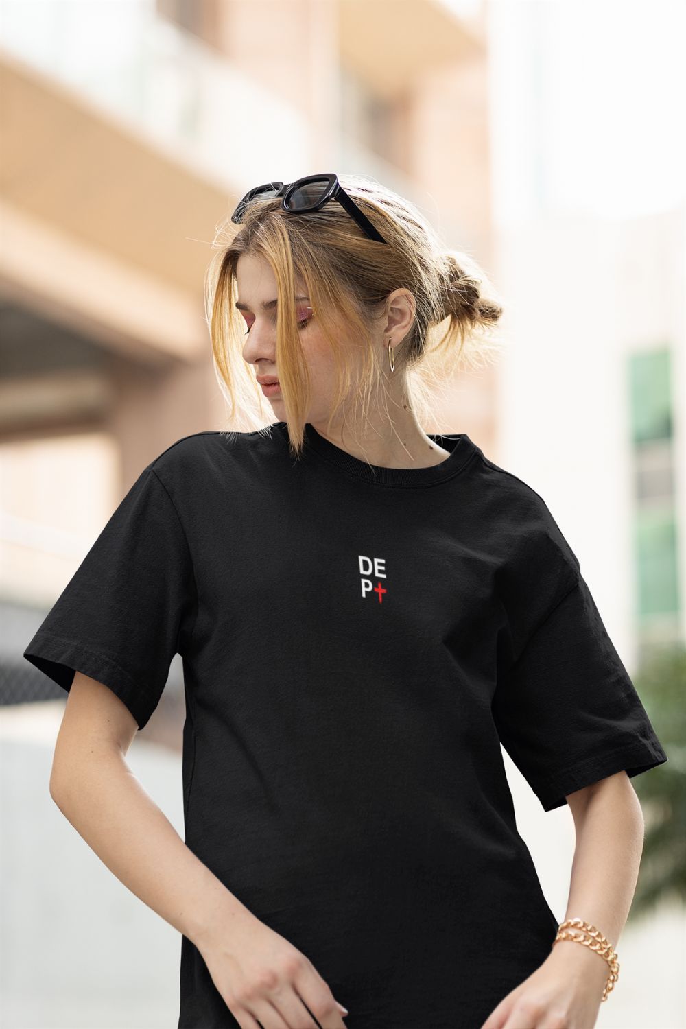 Cross FD Premium Black Tee